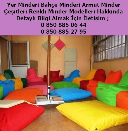 yer minderi bahçe minderi renkli minder çeşitleri fiyatı